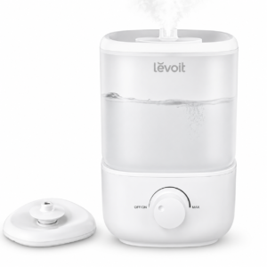 LEVOIT 2.5 L Mini Vlažilnik – Do 25 ur, 26 dB Tih, z Avtomatskim Izklopom