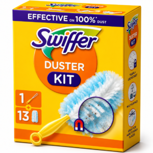 Swiffer Duster Starter Kit – ročaj + 13 krp za prah