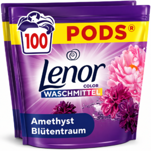 Lenor ametistne cvetlice kapsule za pranje – 100 pranj