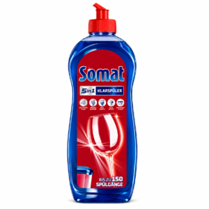 Somat 5-v-1 sredstvo za sijaj in izpiranje – 750 ml, do 150 pranj