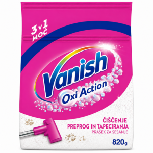 Vanish Oxi Action prašek za čiščenje preprog in oblazinjenja – 820 g