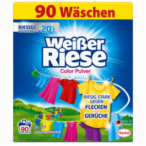 Weißer Riese Color pralni prašek za barvno perilo – 90 pranj, 4,5 kg