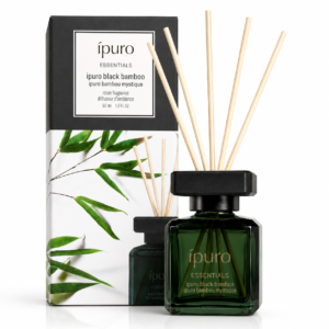 ipuro Essentials Black Bamboo dišava za prostor s palčkami, 50 ml