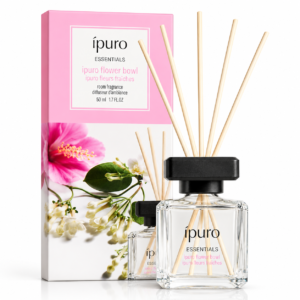 ipuro Essentials Flower Bowl dišava za prostor s palčkami – 50 ml