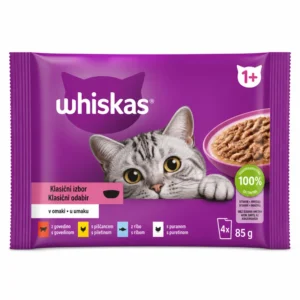 Whiskas 1+ Classic Selection – mokra hrana za odrasle mačke v