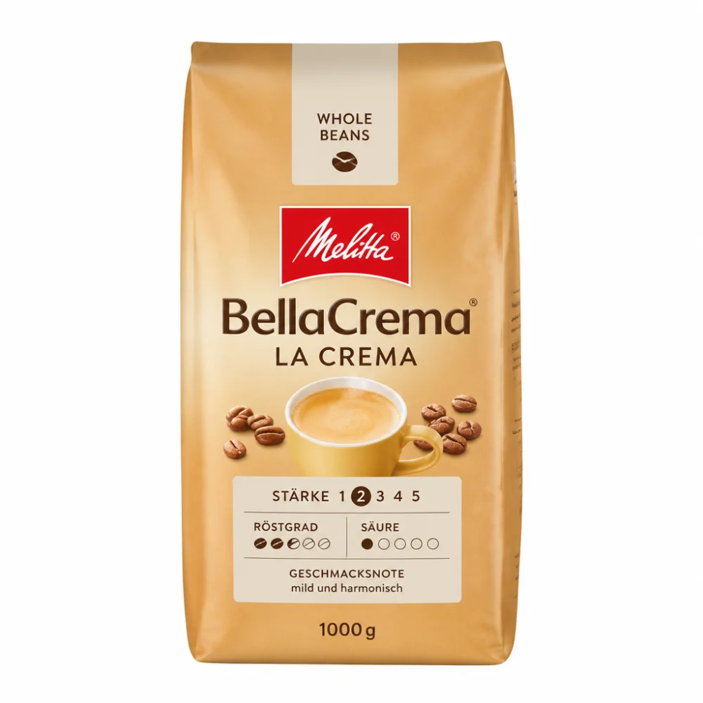 Melitta BellaCrema La Crema – kavna zrna – 1 kg