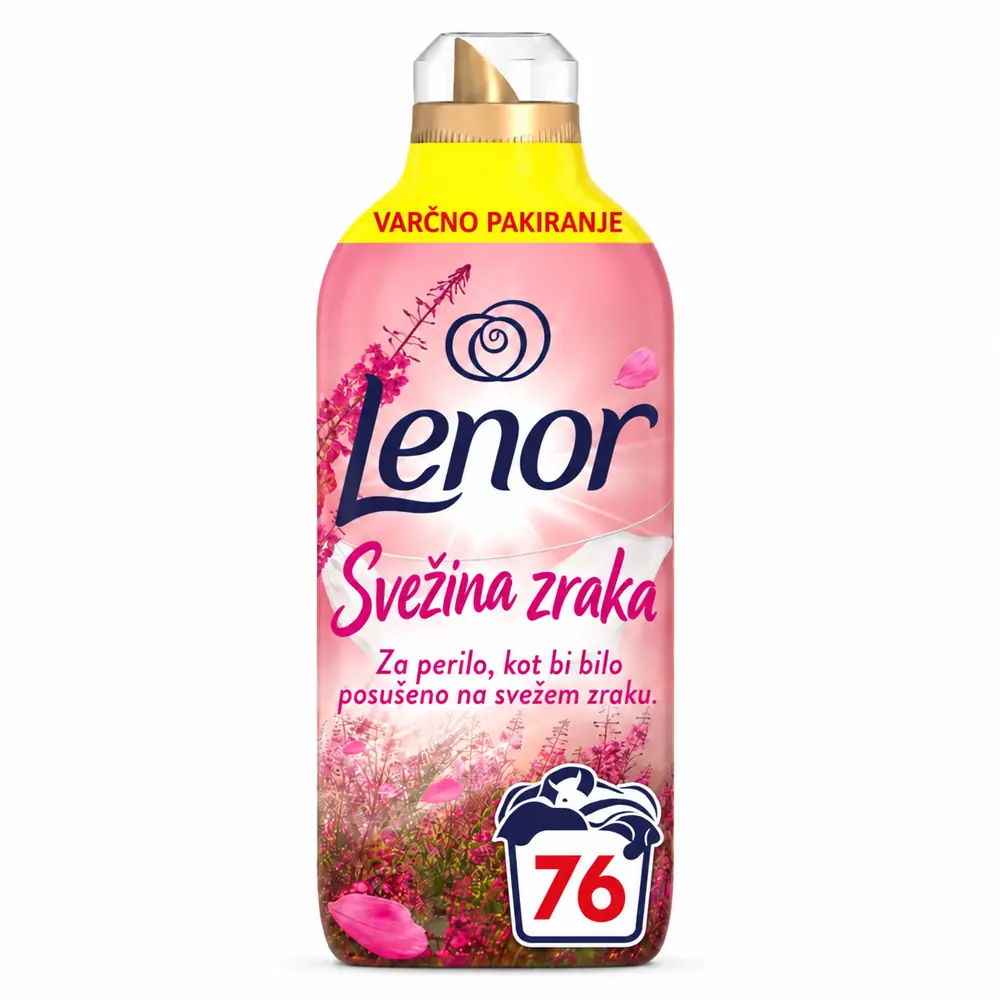 Lenor Luftfrisch Wildblumenfeld mehčalec za perilo, 76 pranj, 1,06 L