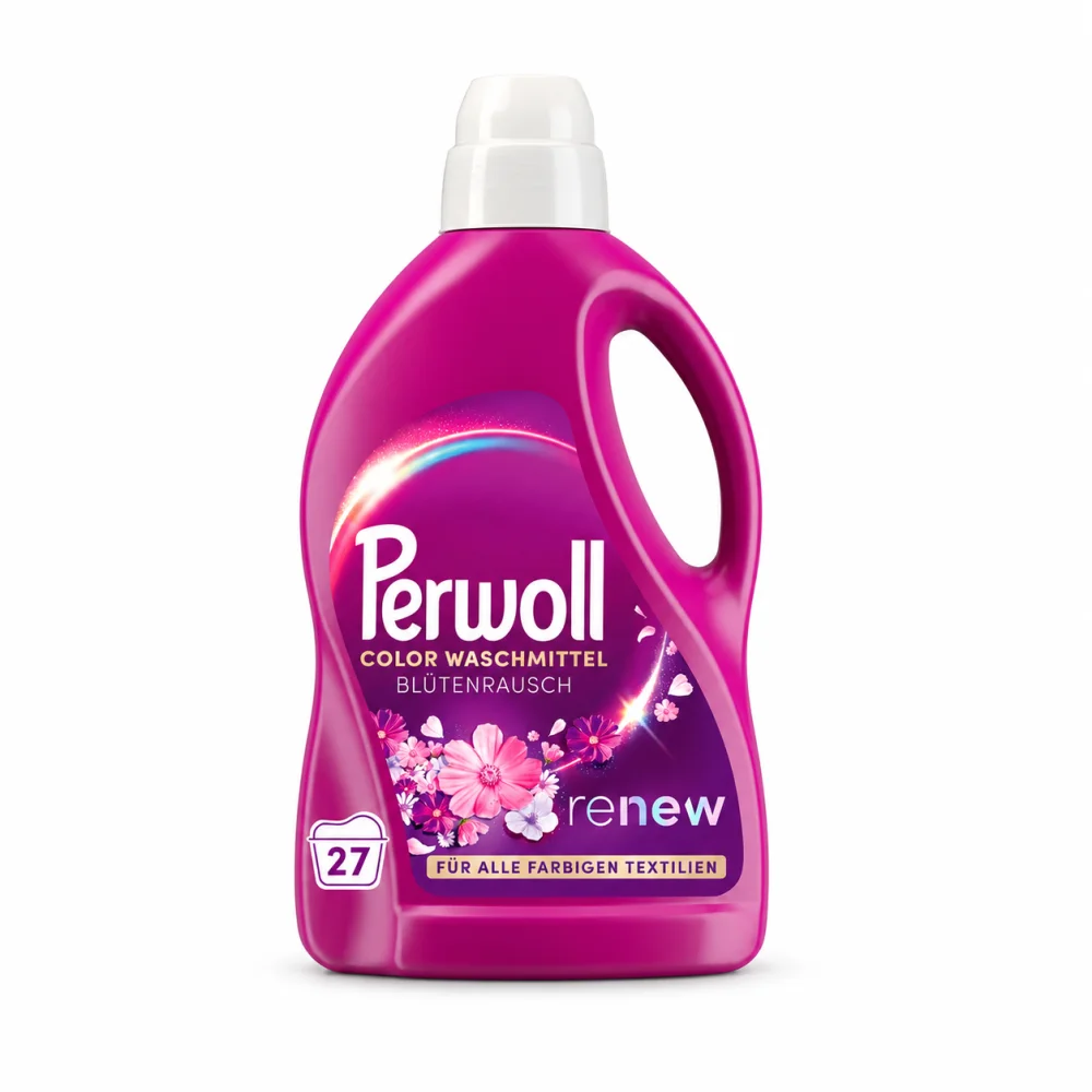 Perwoll Blütenrausch detergent za barvno perilo – 27 pranj, 1,35 L