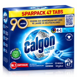 Calgon 4-in-1 Power Tabs tablete za zaščito pralnega stroja – 47 kos