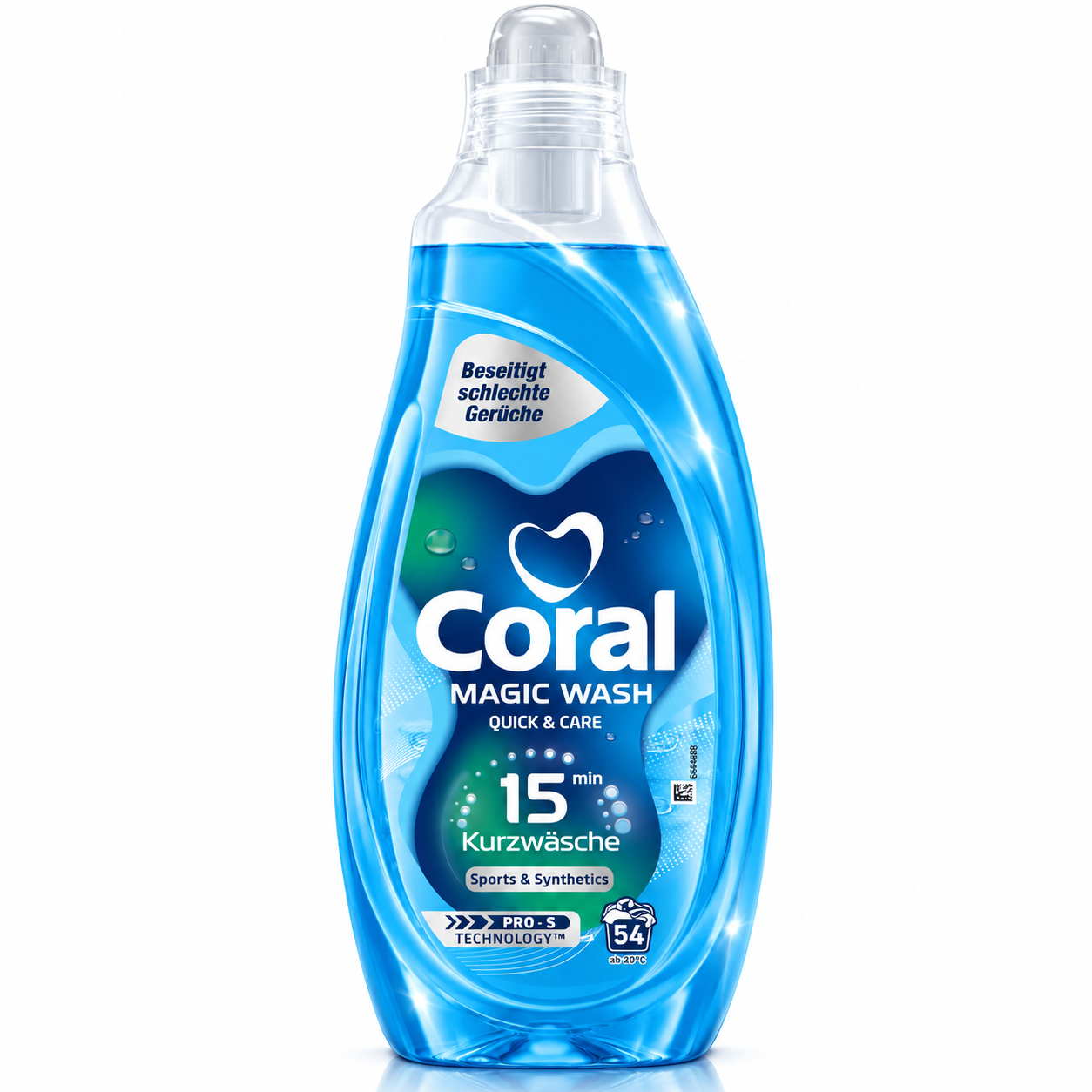 Coral Magic Wash Sports & Synthetics tekoči detergent – 54 pranj, 2,16 L