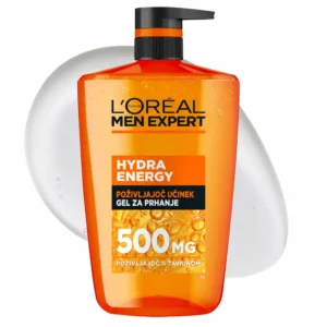 L'Oréal Men Expert Hydra Energy – L’Oréal Men Expert Hydra Energy 5-v-1 gel za prhanje in šampon – 1000 ml