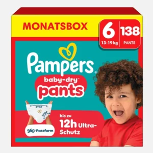 Pampers Pants velikost 6 – Pampers Pants Size 6 (14–19 kg) – mesečni paket 138 kos