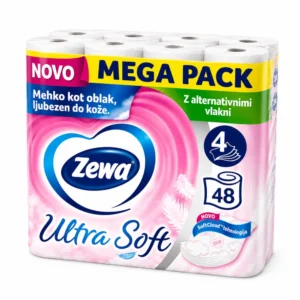 Zewa Ultra Soft 4-slojni toaletni papir – 48 rol