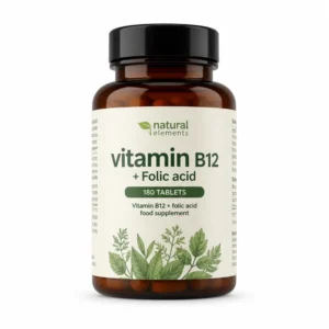 natural elements vitamin B12 + folna kislina – 180 tablet