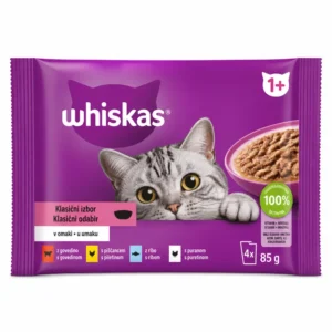 Whiskas 1+ Classic Selection – mokra hrana za odrasle mačke v