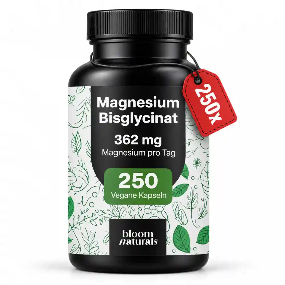 Bloom Naturals magnezij bisglicinat – 250 kapsul