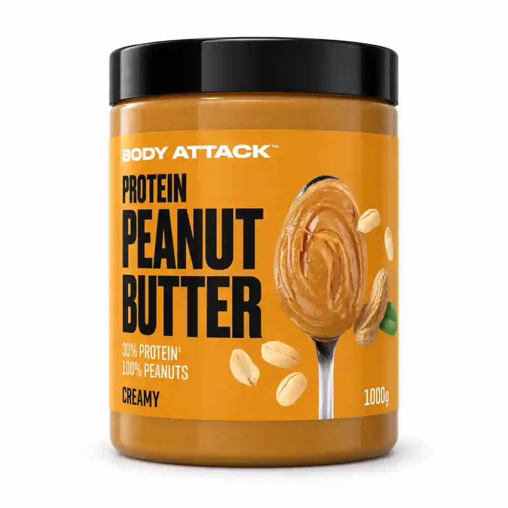 Body Attack Protein Peanut Butter Creamy arašidov namaz – 1 kg