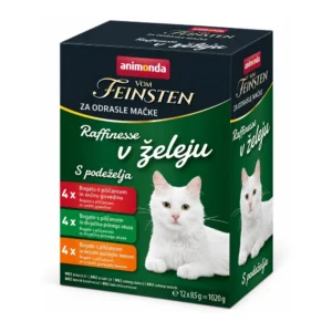 animonda Vom Feinsten mokra hrana za odrasle mačke v želeju – 12 × 85 g