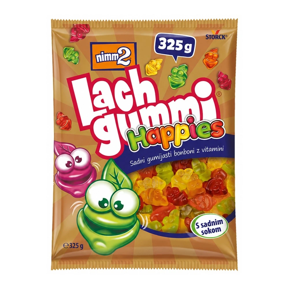 nimm2 Laughing Gum Happies sadni gumiji 325 g
