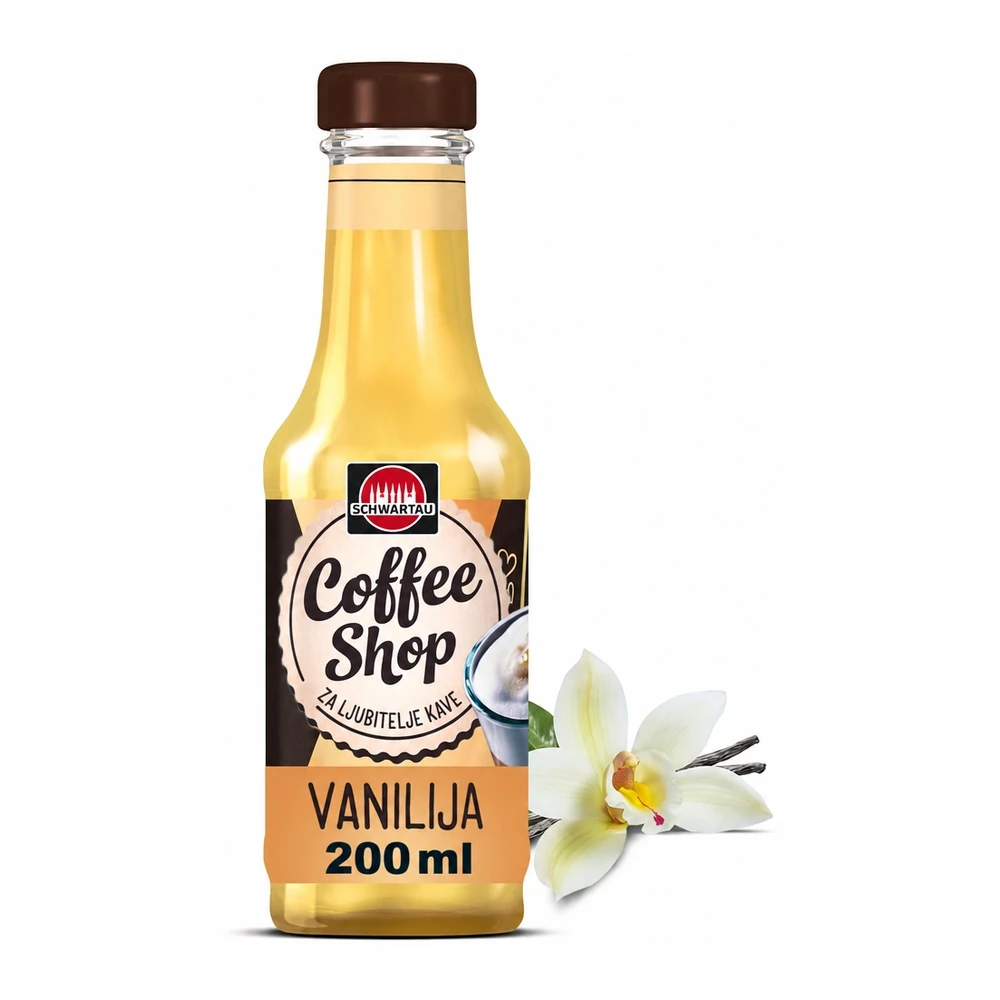 Schwartau Coffee Shop vaniljev sirup 200 ml