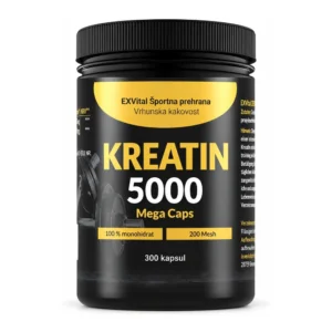 EXVital kreatin monohidrat v veganskih kapsulah