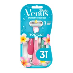 Gillette Venus Tropical rožnate britvice za enkratno uporabo