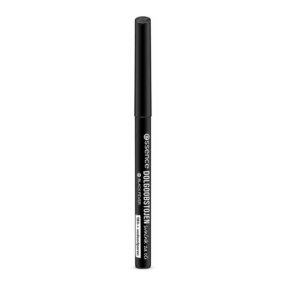 Essence Long-Lasting svinčnik za oči 01 Black Fever
