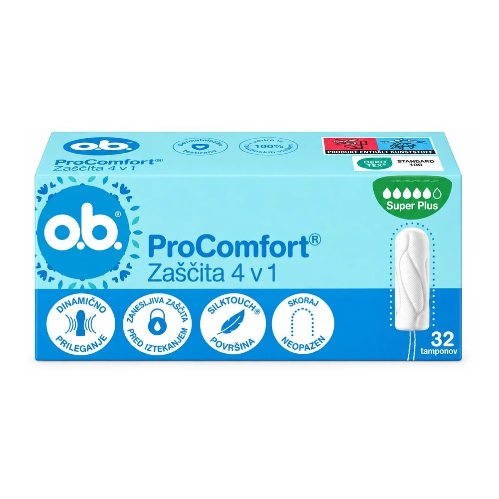 o.b. ProComfort Super Plus tamponi, 32 kosov
