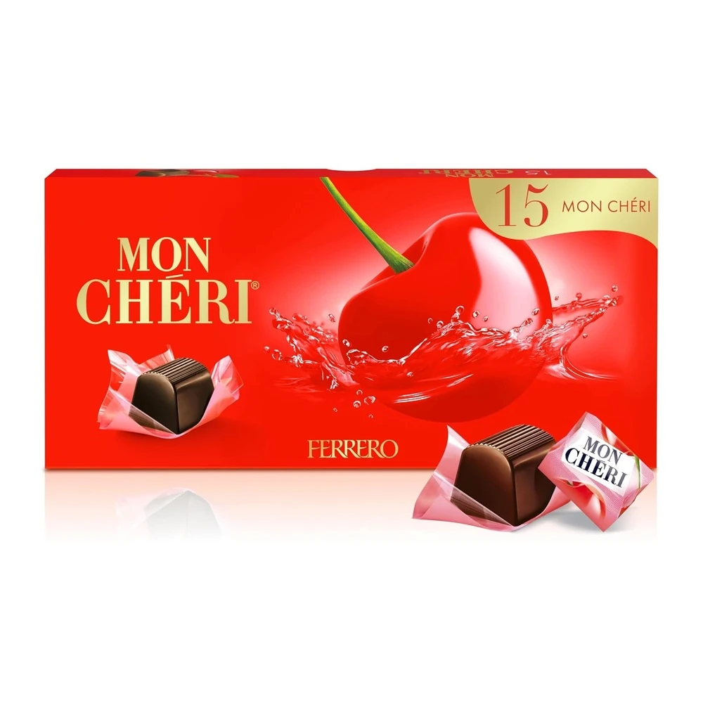 Ferrero Mon Chéri čokoladne praline z likerjem in češnjo