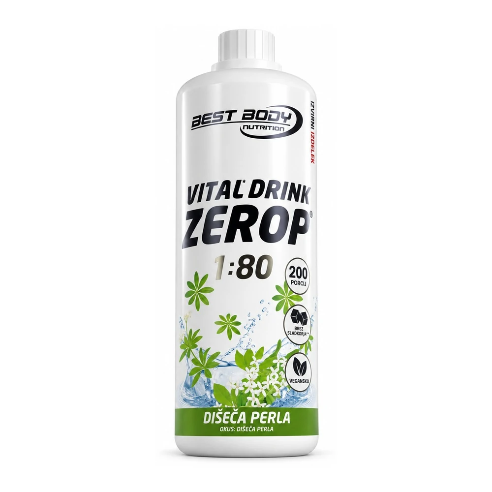 Best Body Nutrition Vital Drink Zerop z okusom Woodruff – 1000 ml