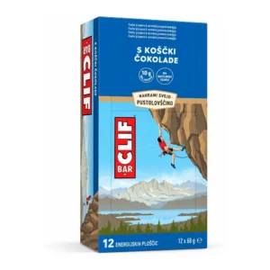 CLIF Bar čokoladna energijska ploščica z ovsom in koščki čokolade