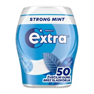 WRIGLEY'S EXTRA Strong Mint žvečilni gumi brez sladkorja