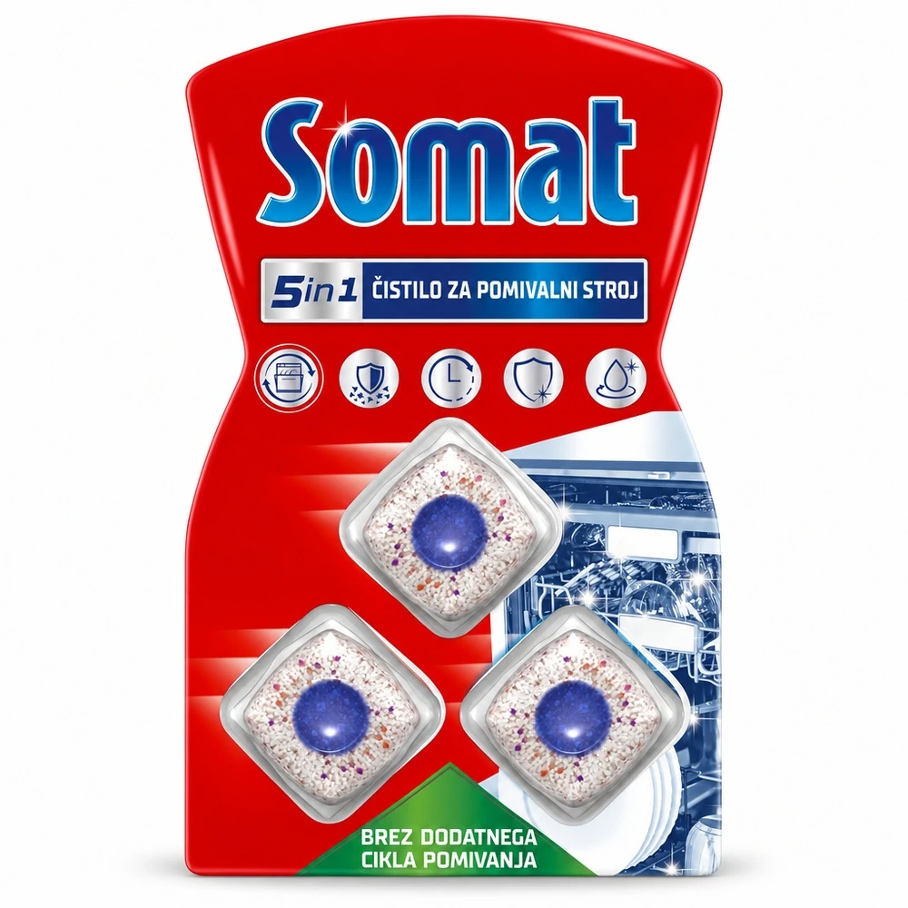 Somat čistilne tablete za pomivalni stroj