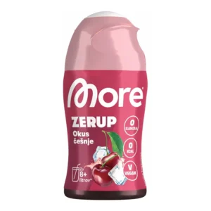 MORE NUTRITION Zerup Cherry koncentrirani sirup brez sladkorja, 65 ml