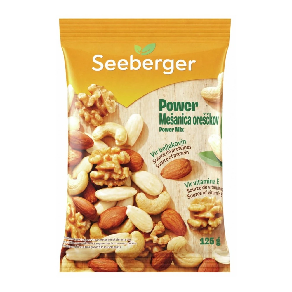 Seeberger Power Nut Mix hrustljava mešanica oreščkov