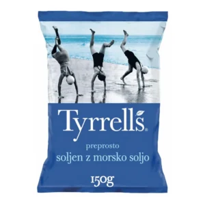 Tyrrells krompirjev čips z rahlo morsko soljo