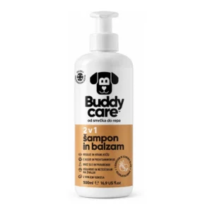 Buddycare 2-v-1 šampon in balzam za pse 500 ml