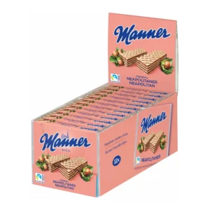 Manner WIEN Neapolitaner veganski vaflji z lešnikovo kakavovo kremo
