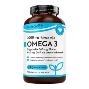 Nutravita Omega 3 kapsule z ribjim oljem