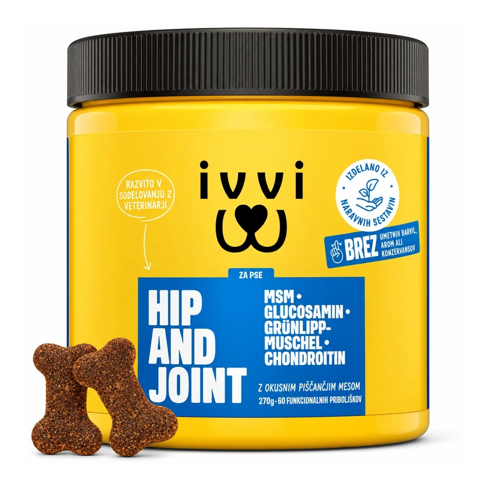 ivvi Hip & Joint mehki priboljški za pasje sklepe
