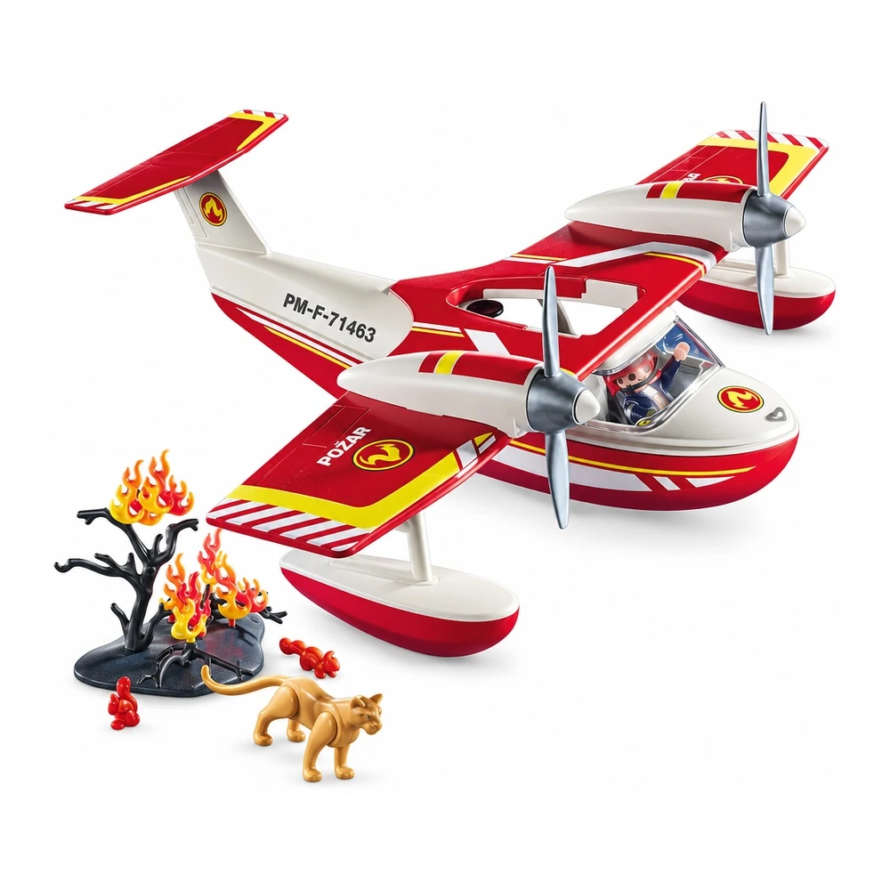 PLAYMOBIL gasilsko hidroletalo z možnostjo gašenja