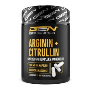 GEN L-arginin in L-citrulin, 320 kapsul