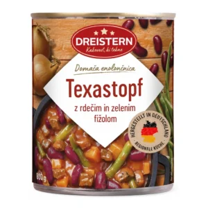 DREISTERN Texas Pot z rdečim in zelenim fižolom ter mesno klobaso