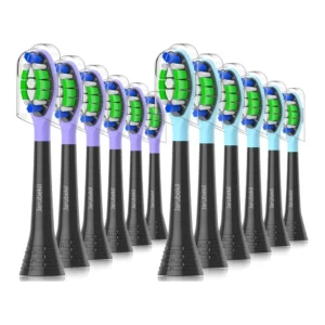12 črnih nadomestnih glav Jarubekil za Philips Sonicare