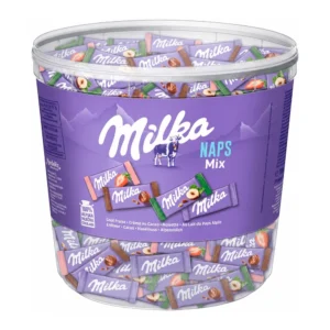 Milka Naps Mix mini čokoladne tablice v štirih okusih