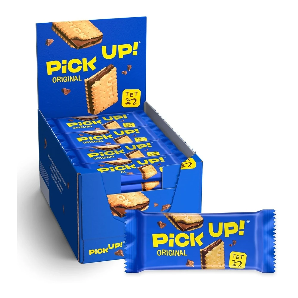 PiCK UP! Original piškotne ploščice z mlečno čokolado