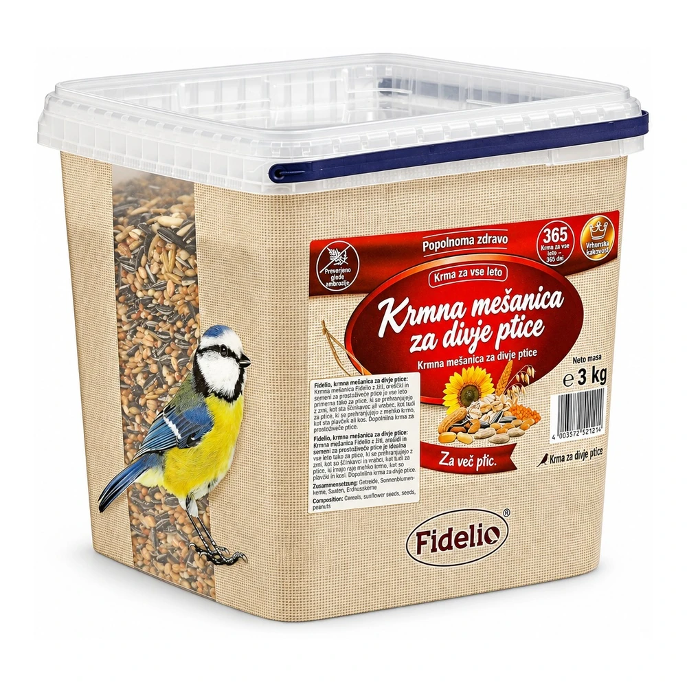 Fidelio mešanica hrane za divje ptice 3 kg