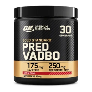 Optimum Nutrition Gold Standard predvadbeni napitek z okusom sadnega punča