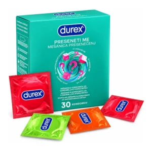 Durex Surprise Me mešano pakiranje kondomov