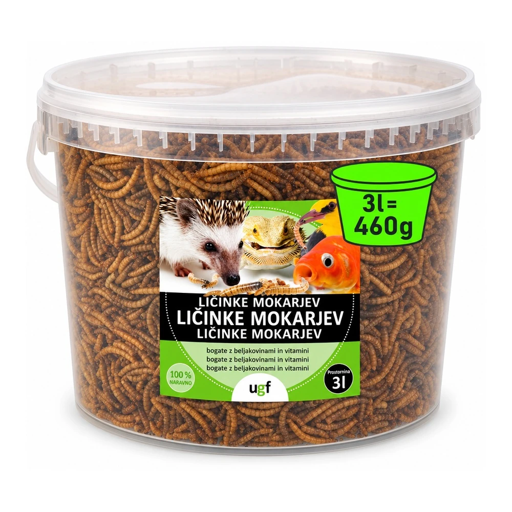 UGF Underground Food sušeni mokarji v 3-litrskem vedru
